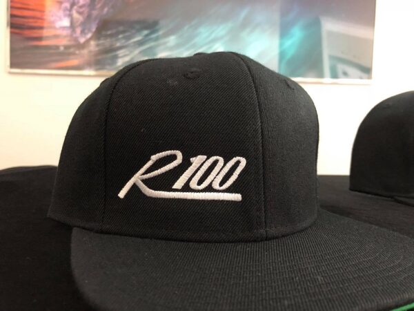 R100 Black Snapback