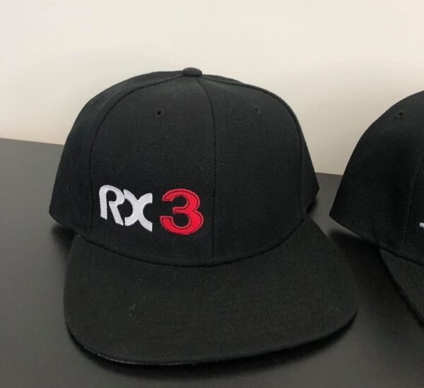 Rx3 Black Snapback