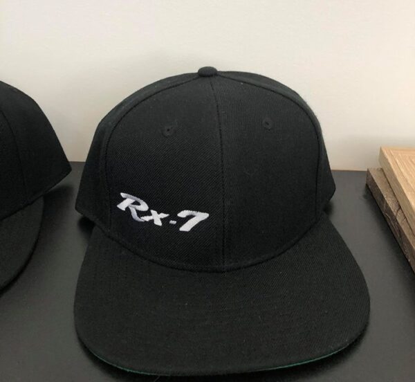 Rx7 Black Snapback