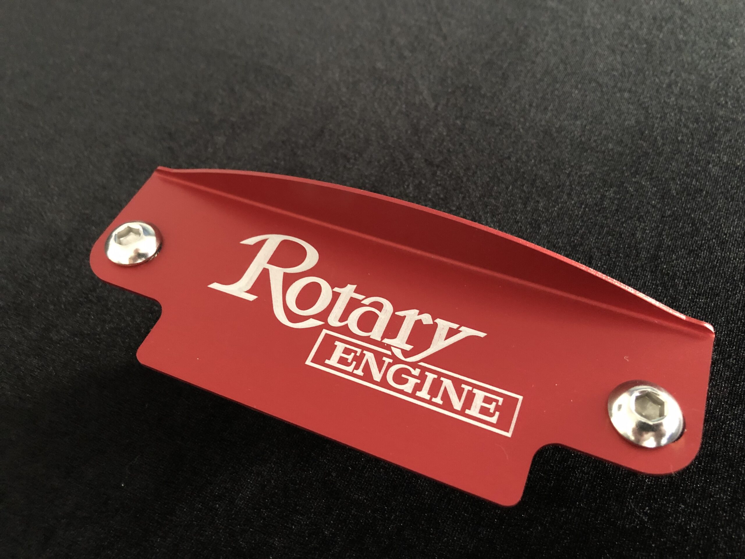 Red Rotary Engine flywheel cover