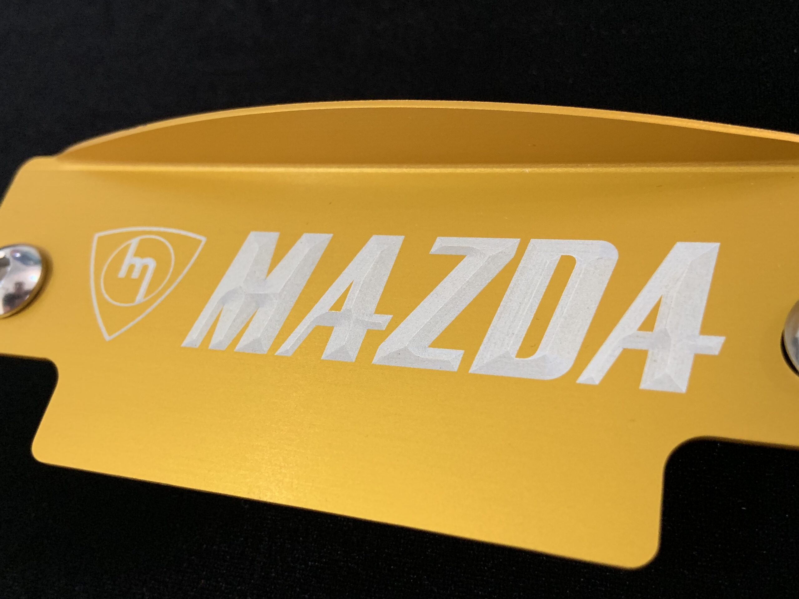 Gold 12a Flywheel Cover- M MAZDA