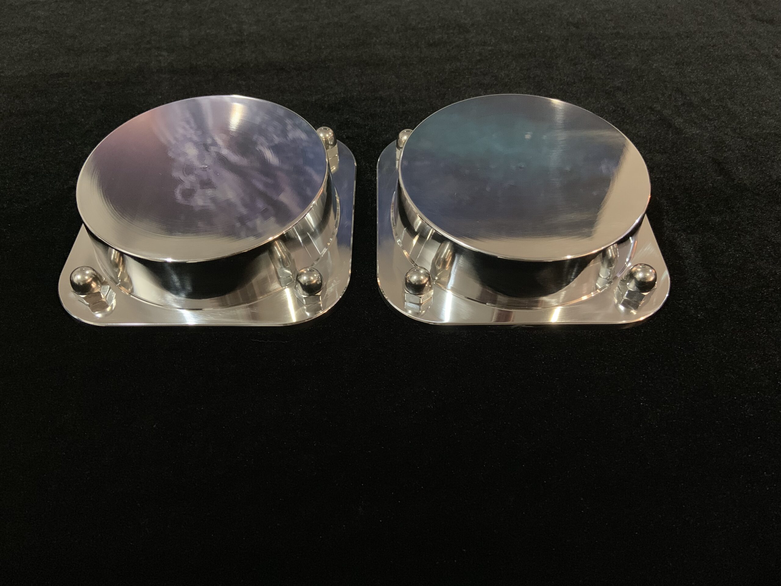 Blank Polished Billet Rx7/Rx4 Strut Top Covers