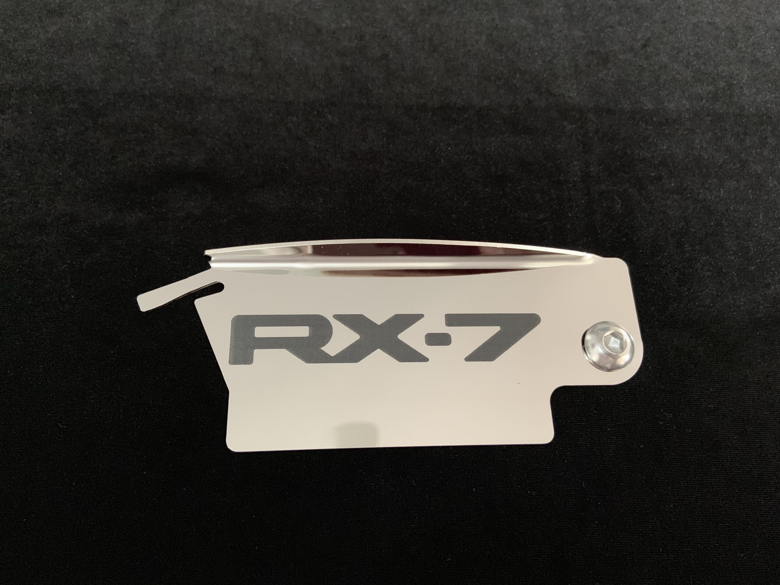 Polished 13b flywheel cover - RX7 FC/FD LOGO
