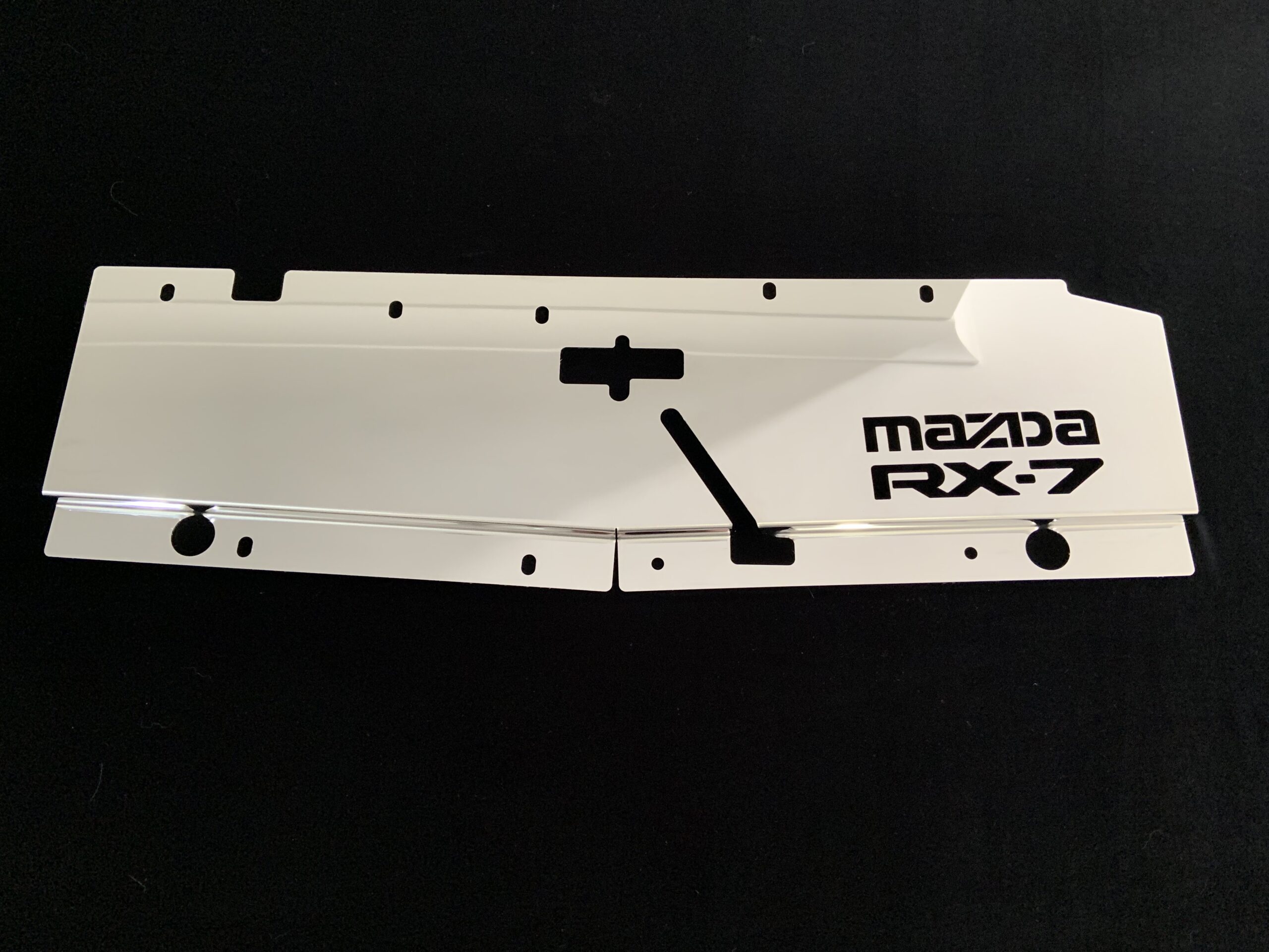 Mazda Rx7 FC Radiator Cooling Panel - Polished Stainless Steel