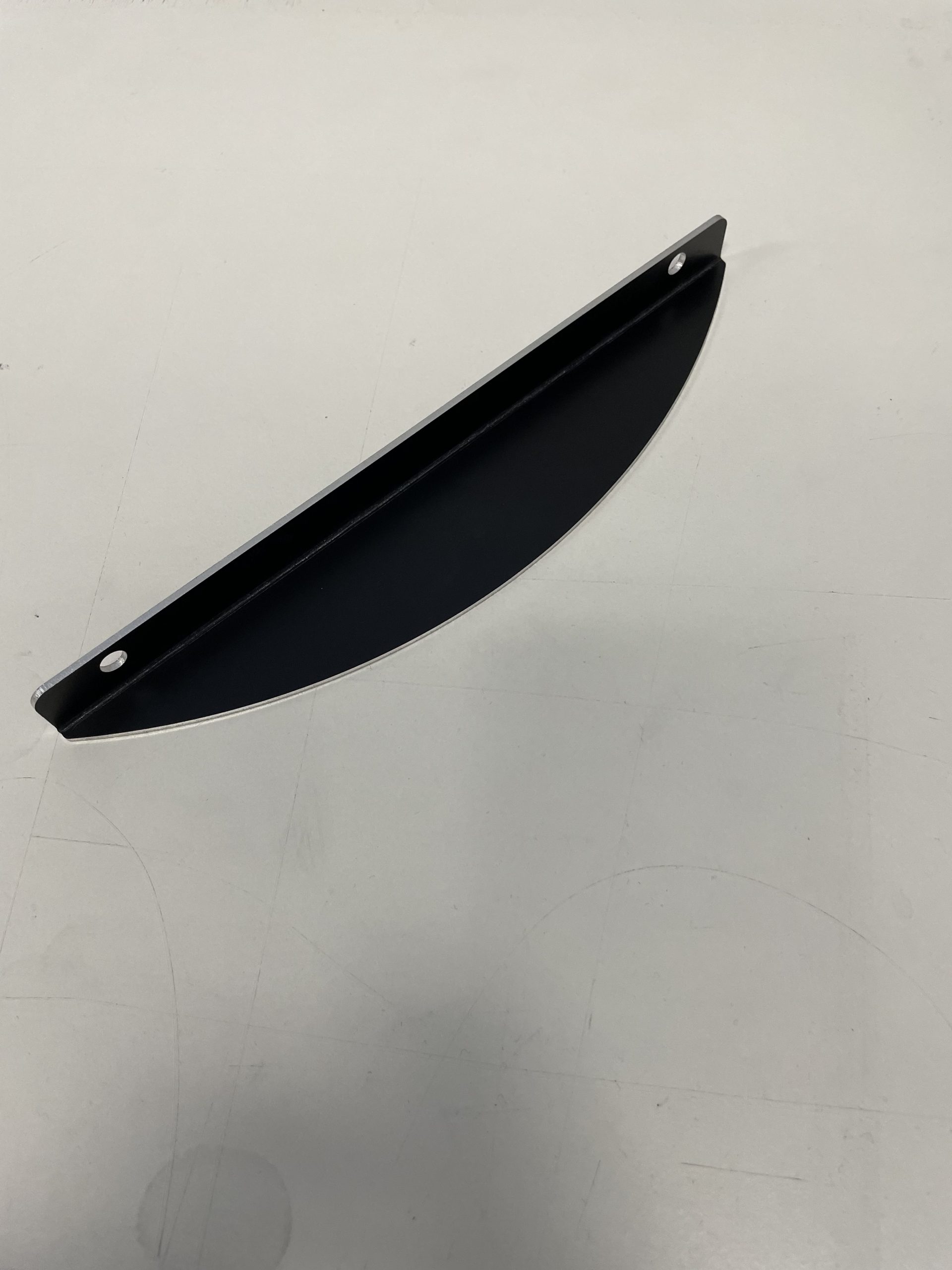 12A Black Side Cover Plate - BLANK
