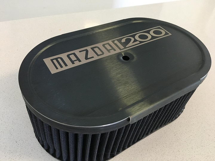 Mazda 1200 Black Stainless filter lid