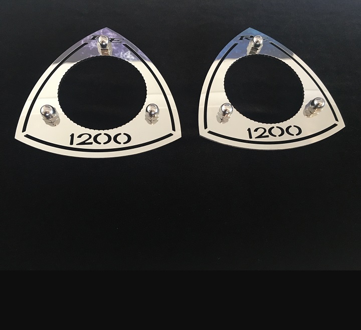 Mazda 1200 strut tops - RE 1200 cut