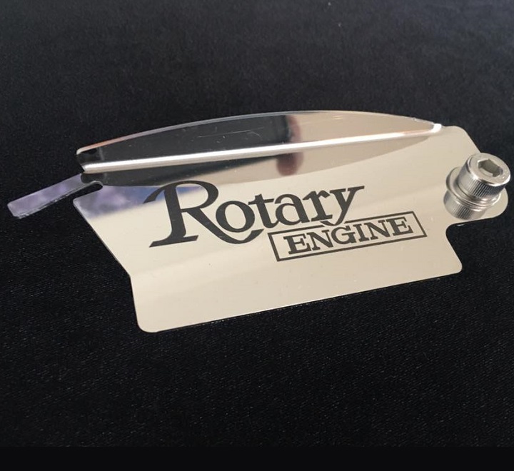 13B Flywheel Cover Polished Stainless - Rotary Engine