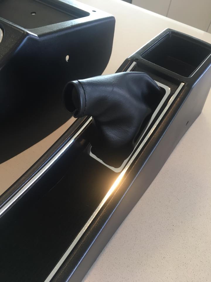 Rx3 Handbrake console Billet Chrome surround 1
