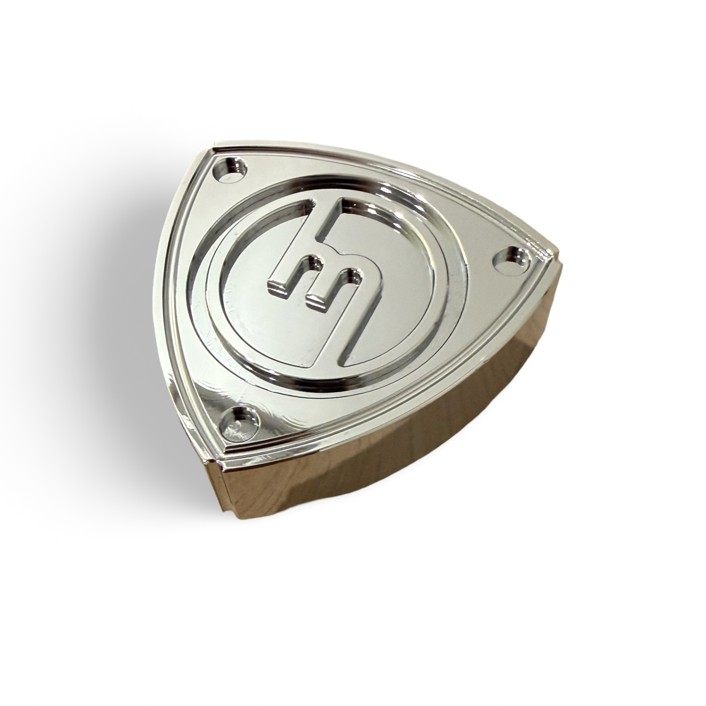 Chrome M Oil Cap