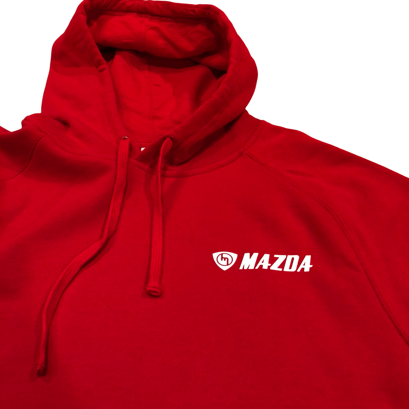 Red Hoodie - White Mazda